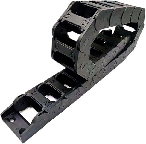 سلسلة انتقال الطاقة 1 متر 25 × 50 مم حاملة سلك سلسلة السحب سلسلة سحب الجسر السحب مفتوح على كلا الجانبين مع سلسلة انتقال المفاصل من الطاقة (R175) in Kuwait