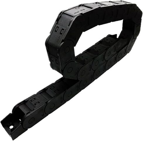 Transmission Chain of Power 1 Meter 25x25mm Wire Carrier Cable Drag Chain Closed On Both Sides Towline with End Joints Transmission Transmission Chain of Power(R175) in Saudi Arabia