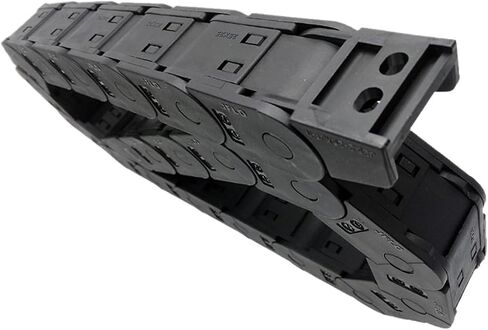 Transmission Chain of Power 1 Meter 25x25mm Wire Carrier Cable Drag Chain Closed On Both Sides Towline with End Joints Transmission Transmission Chain of Power(R175) in Saudi Arabia