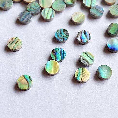 50pcs paua abalone shell inlay dot 2mm for guitar kuulele fingerboard luthier Jewelry in Saudi Arabia