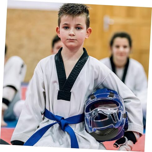 قناع Taekwondo Angoily ، رأس صافٍ صافٍ ، حماية للفنون القتالية القابلة للتنفس in Saudi Arabia
