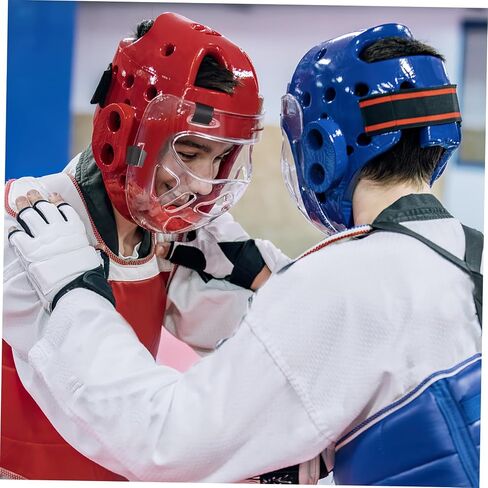 قناع Taekwondo Angoily ، رأس صافٍ صافٍ ، حماية للفنون القتالية القابلة للتنفس in Saudi Arabia