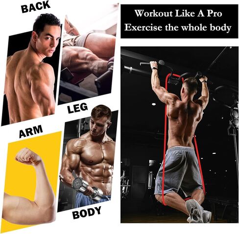 8 Pcs Resistance Bands Pull up Bands Pull up Assistance Bands Exercise Workout Bands for Working Out Muscle Training Physical Therapy Muscle Training Men and Women in Saudi Arabia
