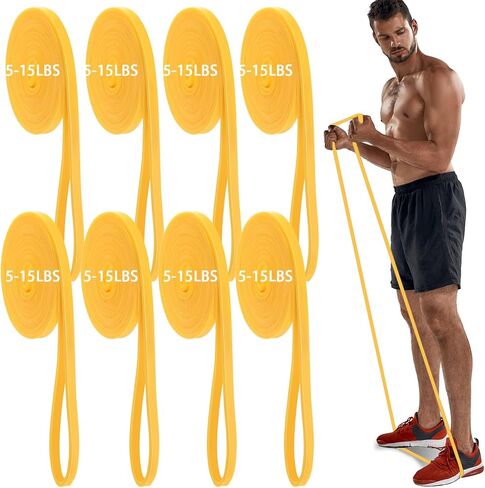 8 Pcs Resistance Bands Pull up Bands Pull up Assistance Bands Exercise Workout Bands for Working Out Muscle Training Physical Therapy Muscle Training Men and Women in Saudi Arabia