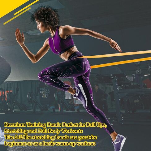 8 Pcs Resistance Bands Pull up Bands Pull up Assistance Bands Exercise Workout Bands for Working Out Muscle Training Physical Therapy Muscle Training Men and Women in Saudi Arabia