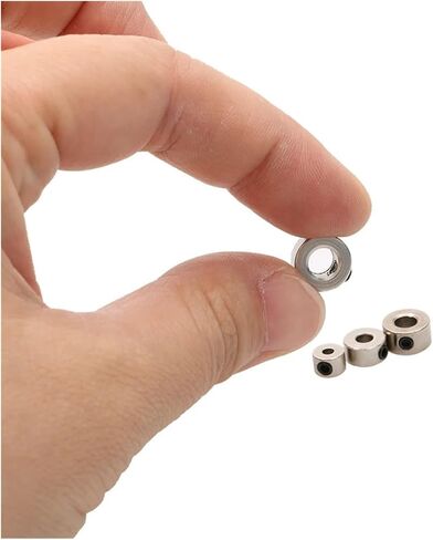 10PCS Inner Dia 2.1/3.1/4.1/5.1mm Metal Landing Gear Stopper Wheel Lock Collar Shaft Lock Bushing Fastener for RC Electric Boat(2.1mm) in Saudi Arabia