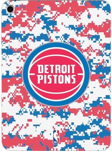 Skinit Skinit Tablet Skinner مع iPad 11th Gen (2025) - NBA Detroit Pistons مرخص رسميًا تصميم شعار كبير in Saudi Arabia
