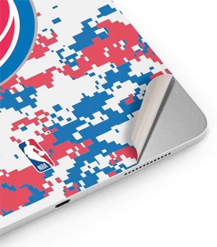 Skinit Skinit Tablet Skinner مع iPad 11th Gen (2025) - NBA Detroit Pistons مرخص رسميًا تصميم شعار كبير in Saudi Arabia