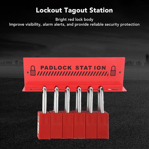 محطة Lockout Targout Locks ، محطة القفل المثبتة على الحائط ، محطة Loto Locks Rack Loto لمحطة عمل إدارة قفل أمان قفل ، لا يوجد Loto Lock. in Saudi Arabia