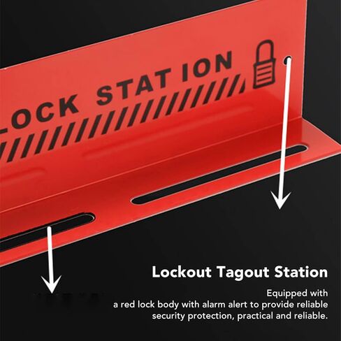 محطة Lockout Targout Locks ، محطة القفل المثبتة على الحائط ، محطة Loto Locks Rack Loto لمحطة عمل إدارة قفل أمان قفل ، لا يوجد Loto Lock. in Saudi Arabia