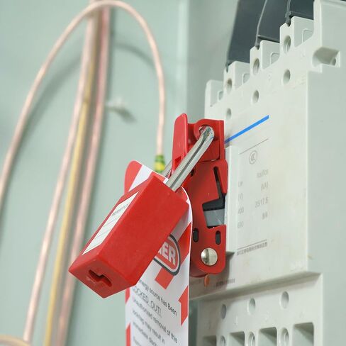 Universal Circuit Breaker Lockout Device Kit - 20 PCS Lockout Tagout Set for Single & Multi Pole Breakers Loto Safety Compliance in Kuwait