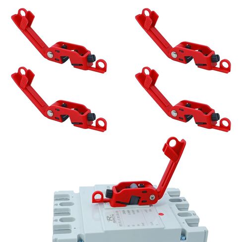 Universal Circuit Breaker Lockout Device Kit - 20 PCS Lockout Tagout Set for Single & Multi Pole Breakers Loto Safety Compliance in Kuwait