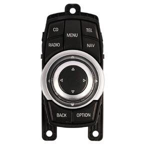 9206444 وحدة تحكم في مفتاح الوسائط 10 دبوس مناسب لسيارات BMW F01 F02 F03 F04 F07 F10 F11 F25 Hybrid 5 7 X3 Series GT 2007-2017 استبدال # 65829206446 65829206444 عصا التحكم i-Drive متعددة الوظائف in Saudi Arabia