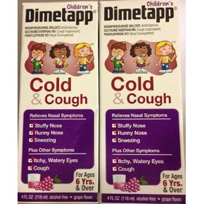 DIMETAPP ELIXIR COUGH/COLD 4 OZ (2 Pack)