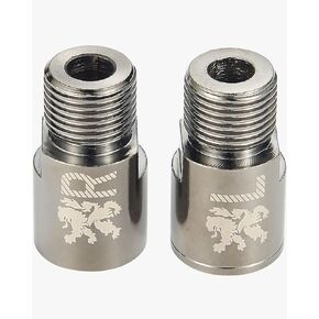 Bike Pedal Extenders Extended 20mm MTB Extending Axle Pedal Adapters Effort Crank Extension 9/16 Steel for Mountain Bike,Road Bikes