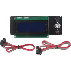FYSETC Prusa MK3S+ LCD Screen - 2004 Display - 3D Printer Controller: Reprap Smart Controller with Adapter RAMPS 1.4 Mendel 20 Characters X 4 Lines for I3 MK2.5 MK3 MK3S Einsy Rambo 1.2e Motherboard