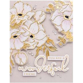 Flower #112 Metal Cutting Die for Scrapbooking - Durable, Cut Stencils for DIY Scrapbook Photo Album Flower Decorative Paper Card, Card Making Supplies, Embossing, Stencils & Crafting Die Cut