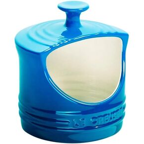 Le Creuset Stoneware Salt Crock, 10 oz., white