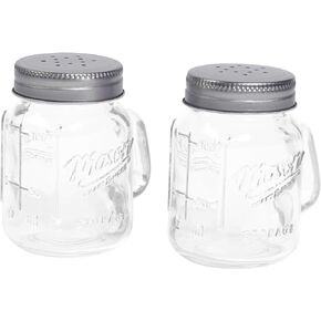Mason Craft & More Salt and Pepper Shaker, Clear