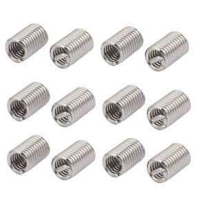 uxcell 1/4-20x0.625 304 Stainless Steel Helical Coil Wire Thread Insert 12pcs