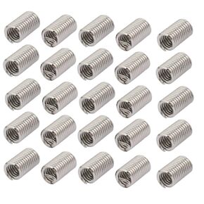 uxcell 1/4-20x0.75" 304 Stainless Steel Helical Coil Wire Thread Insert 25pcs