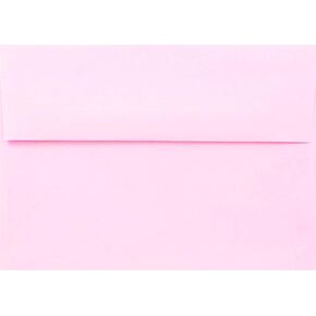 Pink Pastel 25 Pack A7 5-1/4" x 7-1/4" Envelopes for 5" x 7" Invitations Announcements, Weddings Showers, Greeting Cards from The Envelope Gallery