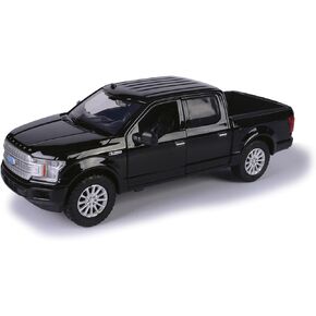 Motor Max 2019 Ford F-150 Limited Crew Cab Pickup Truck, Black 79364BK - 1/27 Scale Diecast Model Toy Car for unisex-children