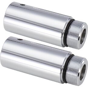 MoKitDora Fork Tube 5 inch Extensions 39mm for Harley Sportster 883 1200 XL Dyna Glide ＆ FXR, Chrome