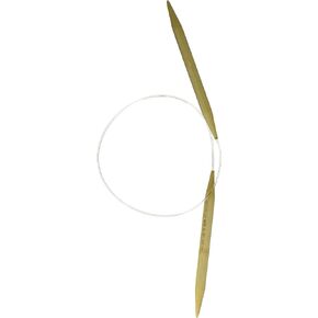 Clover Bamboo Circular 24" No. 2, US 2 (2.75mm), 24 Inches, Transparent