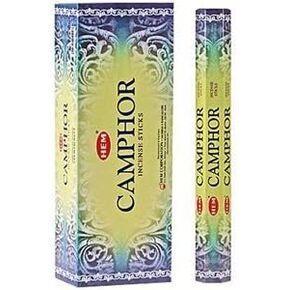 Camphor - Box of Six 20 Stick Tubes - HEM Incense by HEM 6 Pack 20 Stick