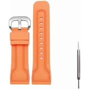 Rubber Silicone Watch Band Compatible with SevenFriday P3C/02-28mm SevenFriday Rubber Watch Band Strap
