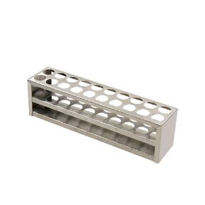 Test Tube Holder 1 Pack, 20-Holes Stainless Steel Tube Rack | Φ10-20mm, LVO001