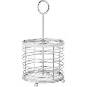 Spectrum Diversified Contempo Hair and Beauty Caddy/Holder, Chrome