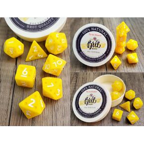 Cheese DND Dice DND Dice D&D Dice Dungeons and Dragons Polyhedral Food Themed Dice Tabletop RPG