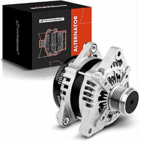 A-Premium Alternator Compatible with Hyundai Genesis 2009-2016, Equus 2011-2016 & Kia K900 2015-2017, V8 4.6L 5.0L, 180Amp 12V CW 6-Groove Pulley, Replace# 37300-3F020