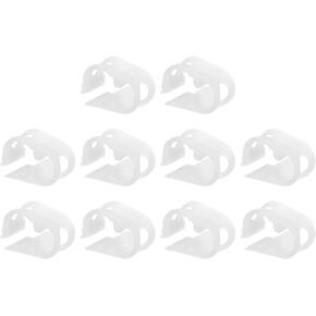 uxcell Plastic Tubing Clamps, 10pcs 1/8"-1/4" Tube OD Adjustable Tube Clamp Laboratory Pinch Valve Flow Control Hose Clamp