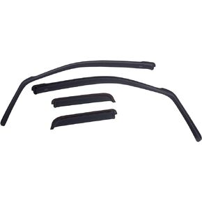 EGR 571651 in-channel window visors front and rear set dark smoke compatible with select Chevrolet Silverado and GMC Sierra models
