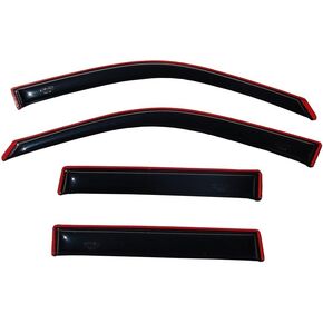 Auto Ventshade [AVS] In-Channel Ventvisor / Rain Guards | Fits 2002 - 2010 Ford Explorer (4-Door)/Mercury Mountaineer, 2003 - 2010 Lincoln Aviator- Smoke, 4 pcs. | 194819