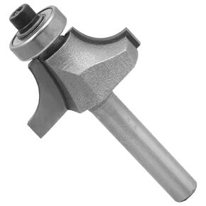 Utoolmart Router Bit 1/4 Shank 5/8 inch Cutting Dia Round Over Router Bits Corner Tungsten Steel for Woodworking Milling Cutter Tool