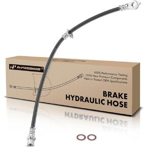 A-Premium Front Driver Brake Hydraulic Hose Compatible with Select Toyota Models - Sienna 2004-2010 - Replace# 9008094191