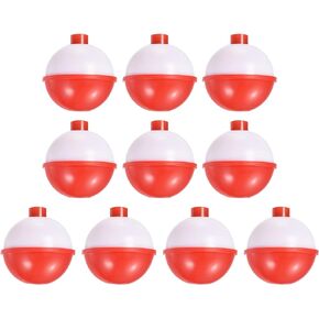 PATIKIL Fishing Float Bobbers, Hard ABS Push Button Fishing Buoy Round Float Bobber Tackle