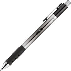 Tul Retractable Gel Pens 0.5mm Needle Point, Black 4/pk