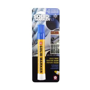 SAKURA Solid Paint Markers with Twist Up Tip - Low Temperature Permanent Marker Pens - Window, Wood, & Glass Marker - Blue Paint - 1 Pack