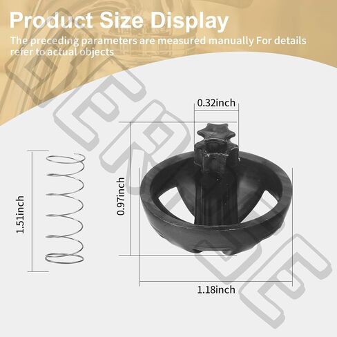 سلة تخمير ماكينة القهوة، مجموعة سدادات زنبركية سفلية لصانعة قهوة هاميلتون بيتش، سلة المشروب 990117900 990237500، تناسب الطراز 49976، 49954، 49947، 49966، 49957، 49958-2 قطعة in Kuwait