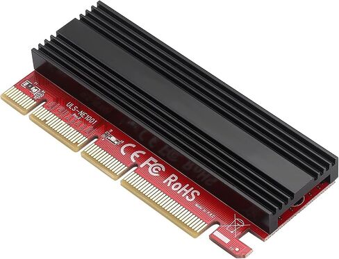 NVMe M.2 SSD to PCIe X4/X8/X16 Card with Aluminum Heat Sink, M.2 to PCIe NVMe SSD Adapter Card in Saudi Arabia