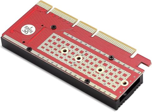 NVMe M.2 SSD to PCIe X4/X8/X16 Card with Aluminum Heat Sink, M.2 to PCIe NVMe SSD Adapter Card in Saudi Arabia