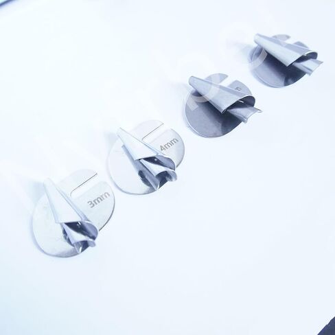 Sewing Rolled Hemmer Foot, (3-8mm) 6 Sizes Wide Rolled Hem Pressure Foot Sewing Machine Presser Foot, Home Industrial Curved Scroll Hemmer Foot (6pcs) in Saudi Arabia
