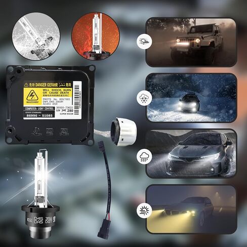 DDLT003 صابورة المصباح الأمامي، وحدة التحكم في صابورة زينون HID مع استبدال Blub D4S 06-12 لكزس RX350 GS350 GS430 IS250 GX460 GS300 GS350 بريوس أفالون سولارا فينزا، KDLT003 in Kuwait