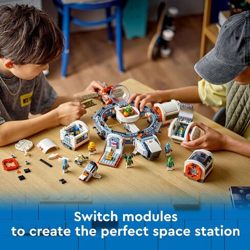 LEGO City Modular Space Station STEM Toy, Modular Exploration Science Toy with 6 Astronaut Minifigures, Gifts for Boys, Girls, and Kids Ages 7 and Up, Building Toy for Kids, 60433 in Saudi Arabia
