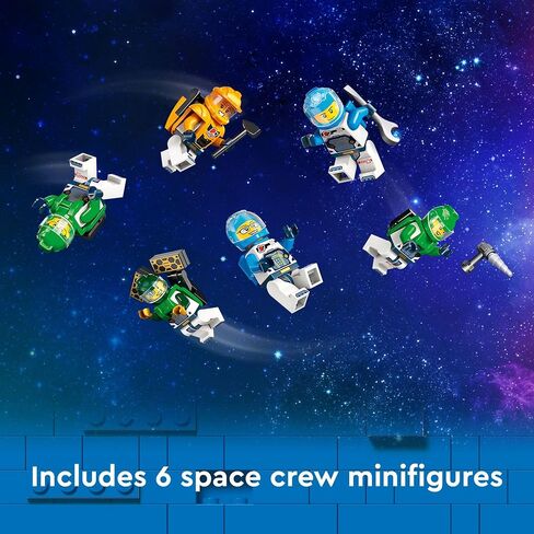 LEGO City Modular Space Station STEM Toy, Modular Exploration Science Toy with 6 Astronaut Minifigures, Gifts for Boys, Girls, and Kids Ages 7 and Up, Building Toy for Kids, 60433 in Saudi Arabia